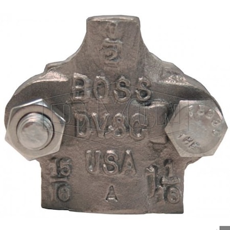Dixon Boss 2-Bolt Clamp, 1-20/64 to 1-32/64 in Nominal, SS Band, Domestic RB9
